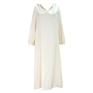 Christian Dior Ivory Hooded Maxi Dress