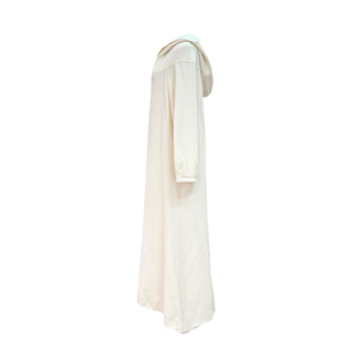 Christian Dior Ivory Hooded Maxi Dress