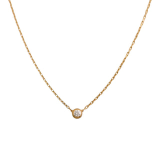 Cartier D’Amour Large 18ct Yellow Gold and 0.18ct Diamond Necklace