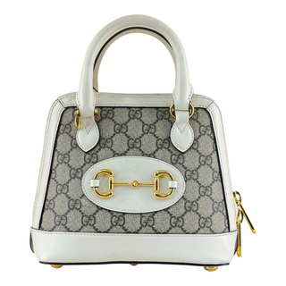 Gucci GG Supreme Horsebit Mini Top Handle Bag