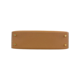 Hermes Gold Mini Kelly 20 Epsom Leather GHW