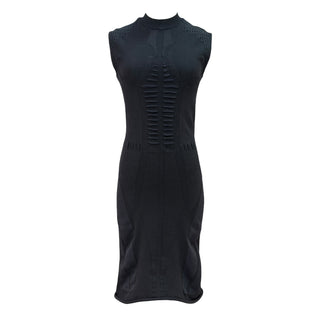 Louis Vuitton Black Technical Knit Bodycon Dress