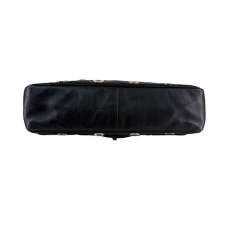 Chanel Black Lambskin Dubai Discs Jumbo Flap Bag