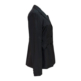 Christian Dior Tailored Double-Breasted Black Silk Jacket