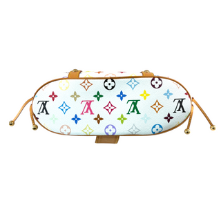 Louis Vuitton x Takashi Murakami White Monogram Multicolore Theda GM Bag