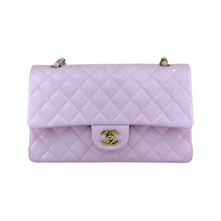 Chanel Classic Medium Flap Lilac Caviar Leather GHW