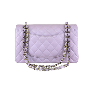 Chanel Classic Medium Flap Lilac Caviar Leather GHW
