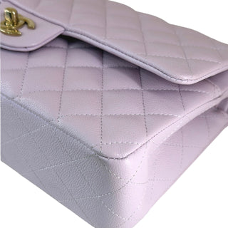 Chanel Classic Medium Flap Lilac Caviar Leather GHW