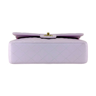Chanel Classic Medium Flap Lilac Caviar Leather GHW