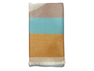 Chanel Metallic CC Cashmere Blend Fringed Scarf