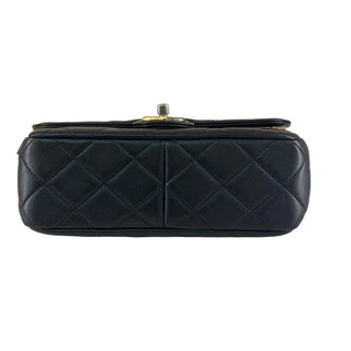 Chanel Black Lambskin Paris Embellished Flap Bag Mixed Hardware