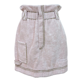 Fendi Pink Terry Cotton Double-Breasted Jacket & Shorts Co-Ord Set