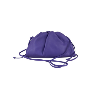 Bottega Veneta Purple Mini Pouch Leather Crossbody Bag