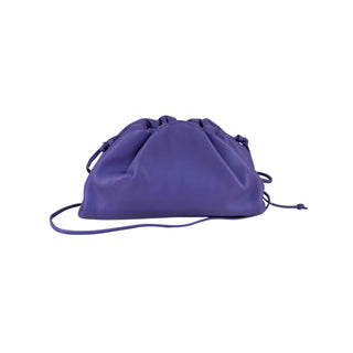 Bottega Veneta Purple Mini Pouch Leather Crossbody Bag