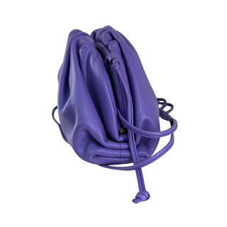 Bottega Veneta Purple Mini Pouch Leather Crossbody Bag