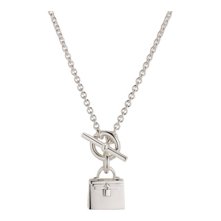 Hermès Amulettes Kelly Ag 925 Sterling Silver Pendant Necklace