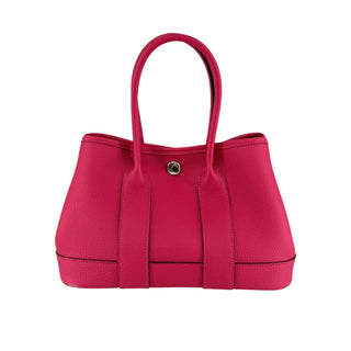 Hermès Garden Party 23 Rose Mexico Togo Leather Palladium Hardware