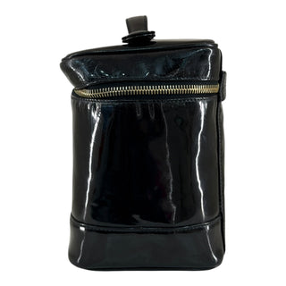 Chanel CC Black Patent Leather Vanity Case