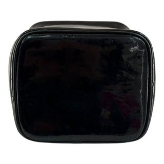 Chanel CC Black Patent Leather Vanity Case