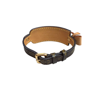 Louis Vuitton Brown Monogram Canvas Bow Bracelet