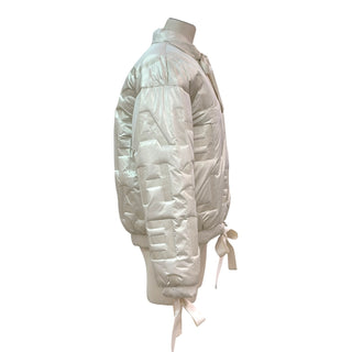 Chanel Cream Puffer Jacket