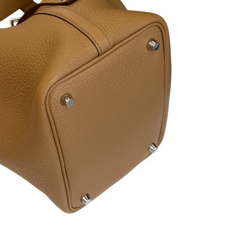 Hermès Picotin Lock 18 Gold Clemence Leather Handbag