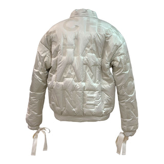 Chanel Cream Puffer Jacket