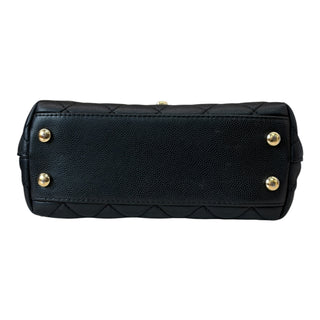 Chanel Mini Coco Handle Black Caviar Bag GHW