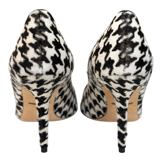 Dolce & Gabbana Houndstooth Calf Hair Pointed-Toe Pumps