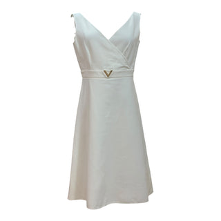 Valentino Cream Tailored Belted Suit Set
