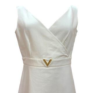 Valentino Cream Tailored Belted Suit Set
