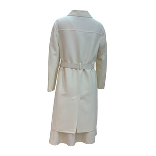 Valentino Cream Tailored Belted Suit Set
