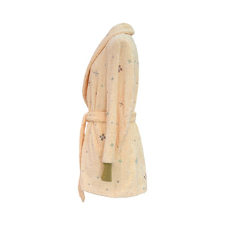 Chanel Cream Embellished Terrycloth Belted Robe