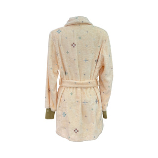 Chanel Cream Embellished Terrycloth Belted Robe