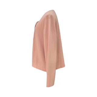 Chanel Pink Asymmetric Knit Cardigan