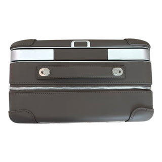 Hermès Etain Taurillon Regate & Canvas Quadrige R.M.S Cabin Suitcase with Palladium Hardware