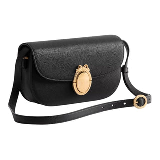 Christian Dior Black Grained Calfskin Bobby East-West Crossbody Bag