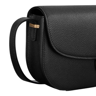 Christian Dior Black Grained Calfskin Bobby East-West Crossbody Bag