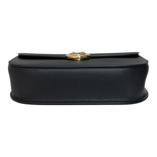 Christian Dior Black Grained Calfskin Bobby East-West Crossbody Bag