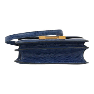 Hermès Constance 18 Blue Sapphire Varanus Niloticus Lizard Bag
