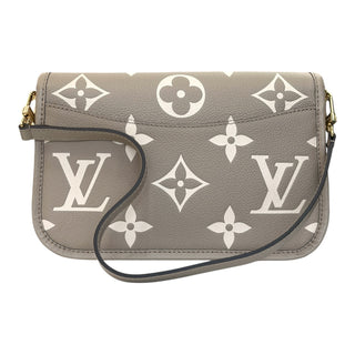 Louis Vuitton Diane MM Tourterelle Monogram Empreinte Leather Bag
