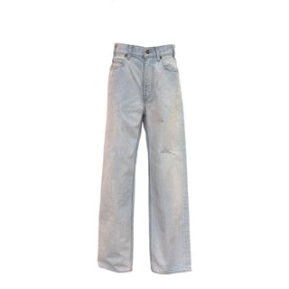 CELINE  Light Wash High-Rise Wide-Leg Jeans