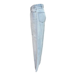 CELINE  Light Wash High-Rise Wide-Leg Jeans