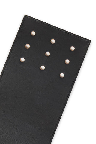 Balmain Embellished Leather Belt