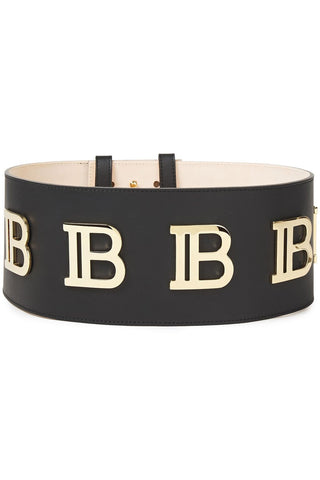 Balmain Embellished Leather Belt