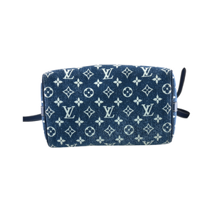 Louis Vuitton Blue Monogram Denim Speedy Bandoulière 25 Bag
