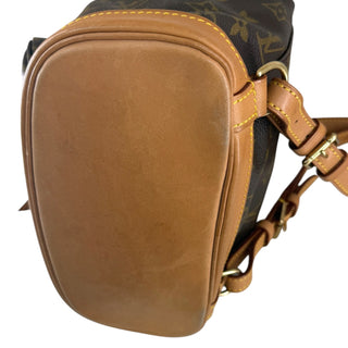 Louis Vuitton Montsouris MM Monogram Canvas Backpack Natural Cowhide Leather