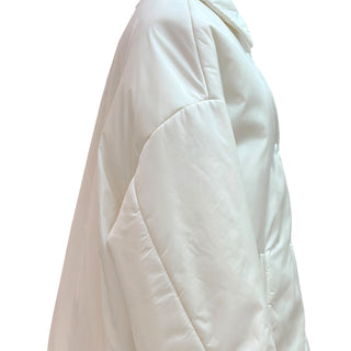 Prada Light Re-Nylon Padded Jacket in Ivory