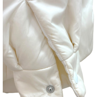 Prada Light Re-Nylon Padded Jacket in Ivory