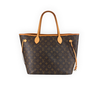 Louis Vuitton Brown Monogram Canvas Neverfull MM Tote Bag